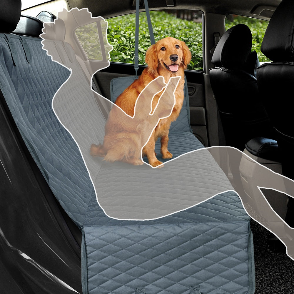 Waterproof Pet Travel Rear Car Seat Protector For Dogs