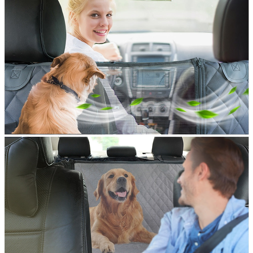 Waterproof Pet Travel Rear Car Seat Protector For Dogs