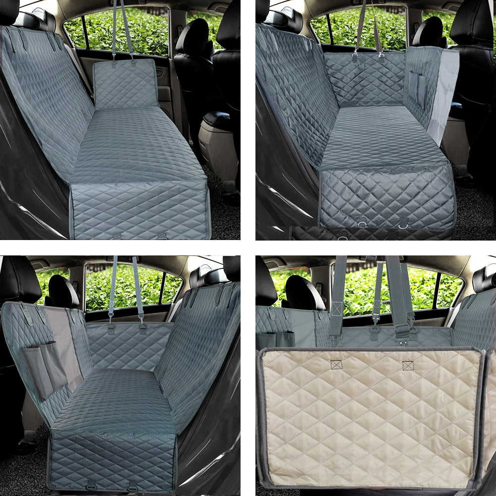 Waterproof Pet Travel Rear Car Seat Protector For Dogs