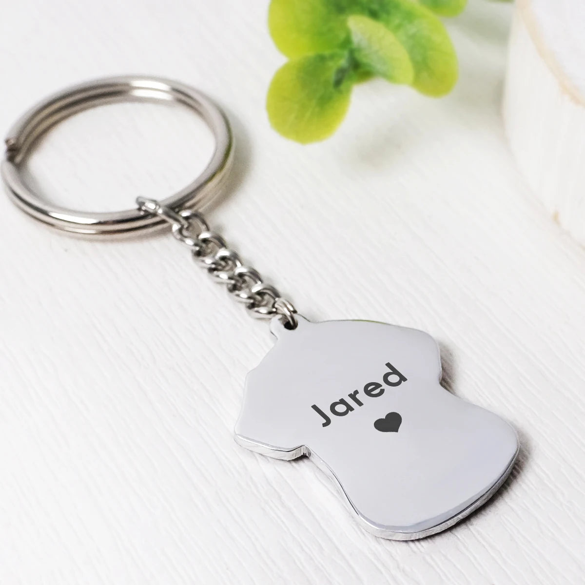 Custom Pet Photo Keychain With Your Pets Name & Picture