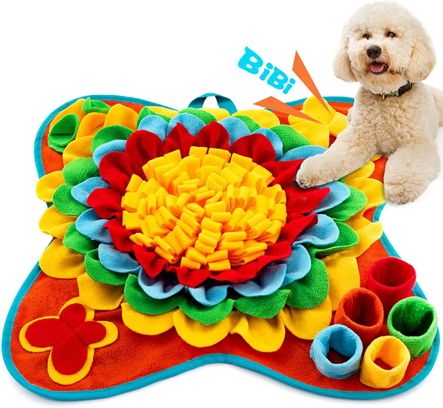 Colourful Hardwearing Dogs Snuffle Mat