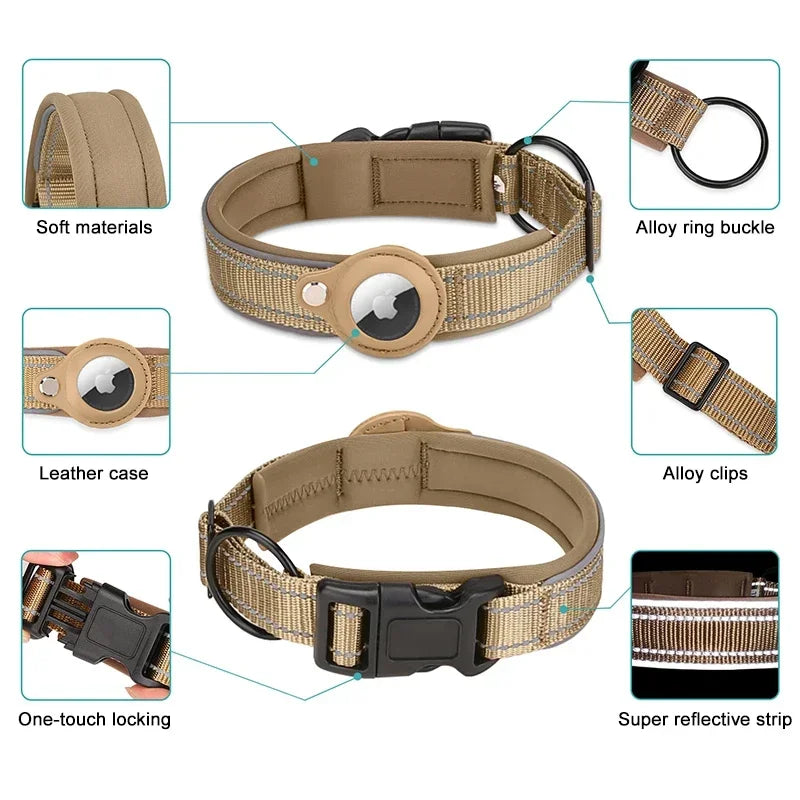 Waterproof Anti-Lost Pet Dog Collar For The Apple Airtag