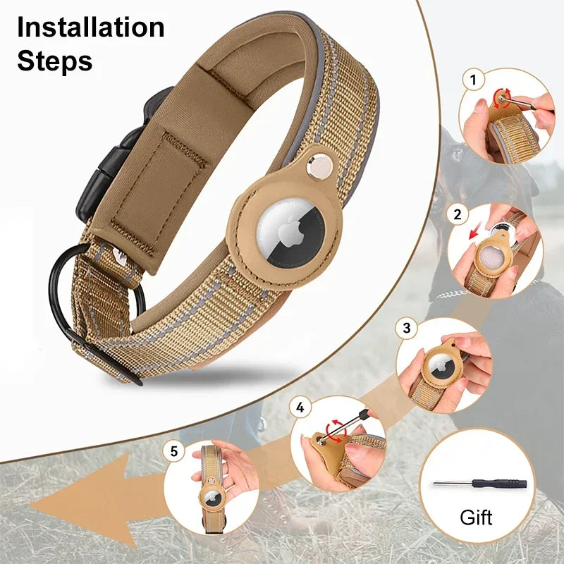 Waterproof Anti-Lost Pet Dog Collar For The Apple Airtag