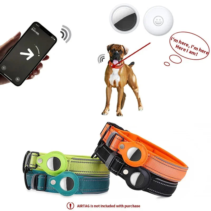 Waterproof Anti-Lost Pet Dog Collar For The Apple Airtag