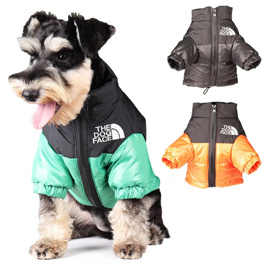 Stylish Winter Pet Dog Warm and Windproof Jacket