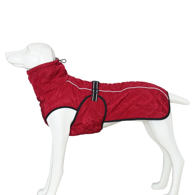 Quality Waterproof Reflective Outdoor Jacket  for Medium & Large Dogs