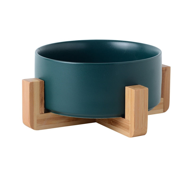 Ceramic Pet Bowl with Stands in Great Colour Options - Single & Twin Options