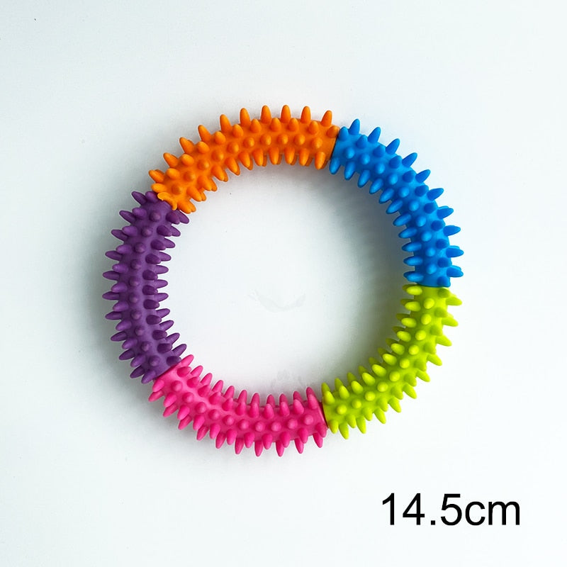 Interactive Training Ring Puller Toy for Dogs - Great range of colours and sizes