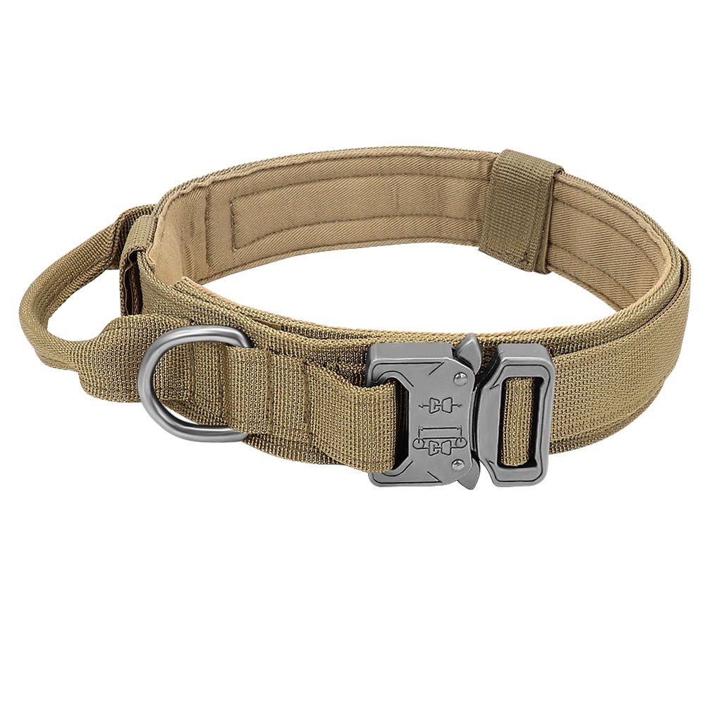 Military Tactical Dog Collar - Ideal for Medium and Large Dogs