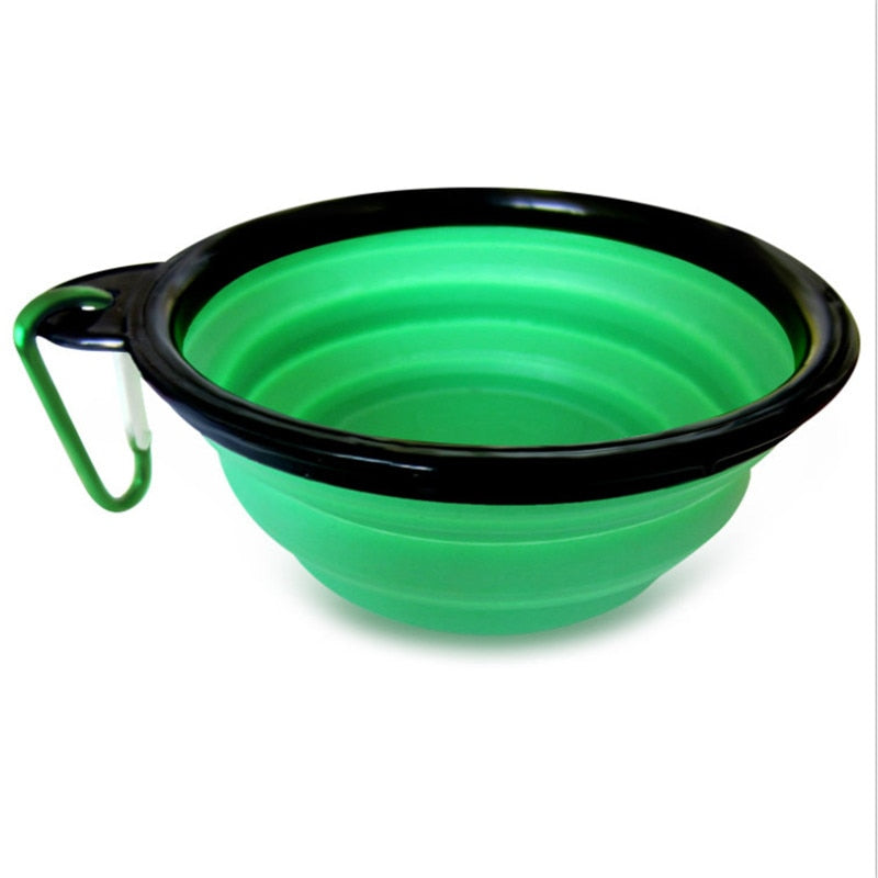 Portable Collapsible Food & Water Bowl For Dogs