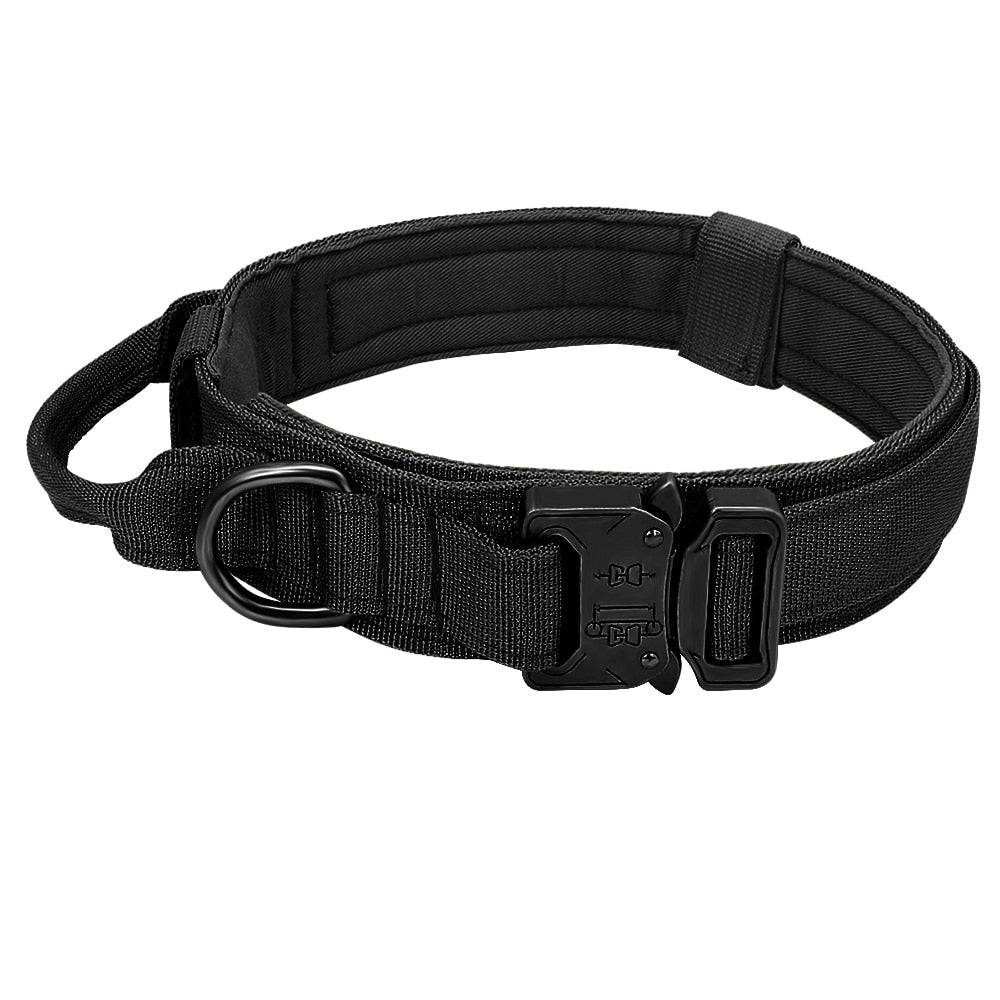 Military Tactical Dog Collar - Ideal for Medium and Large Dogs