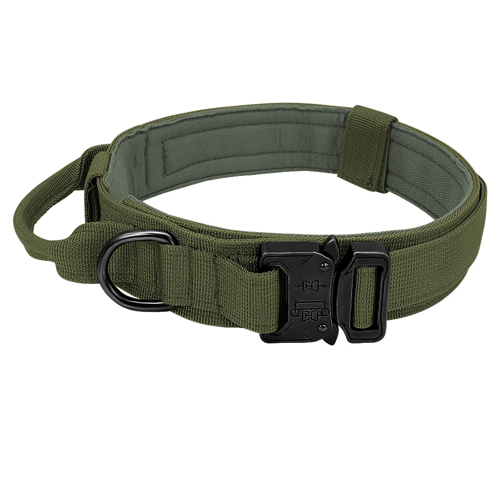 Military Tactical Dog Collar - Ideal for Medium and Large Dogs