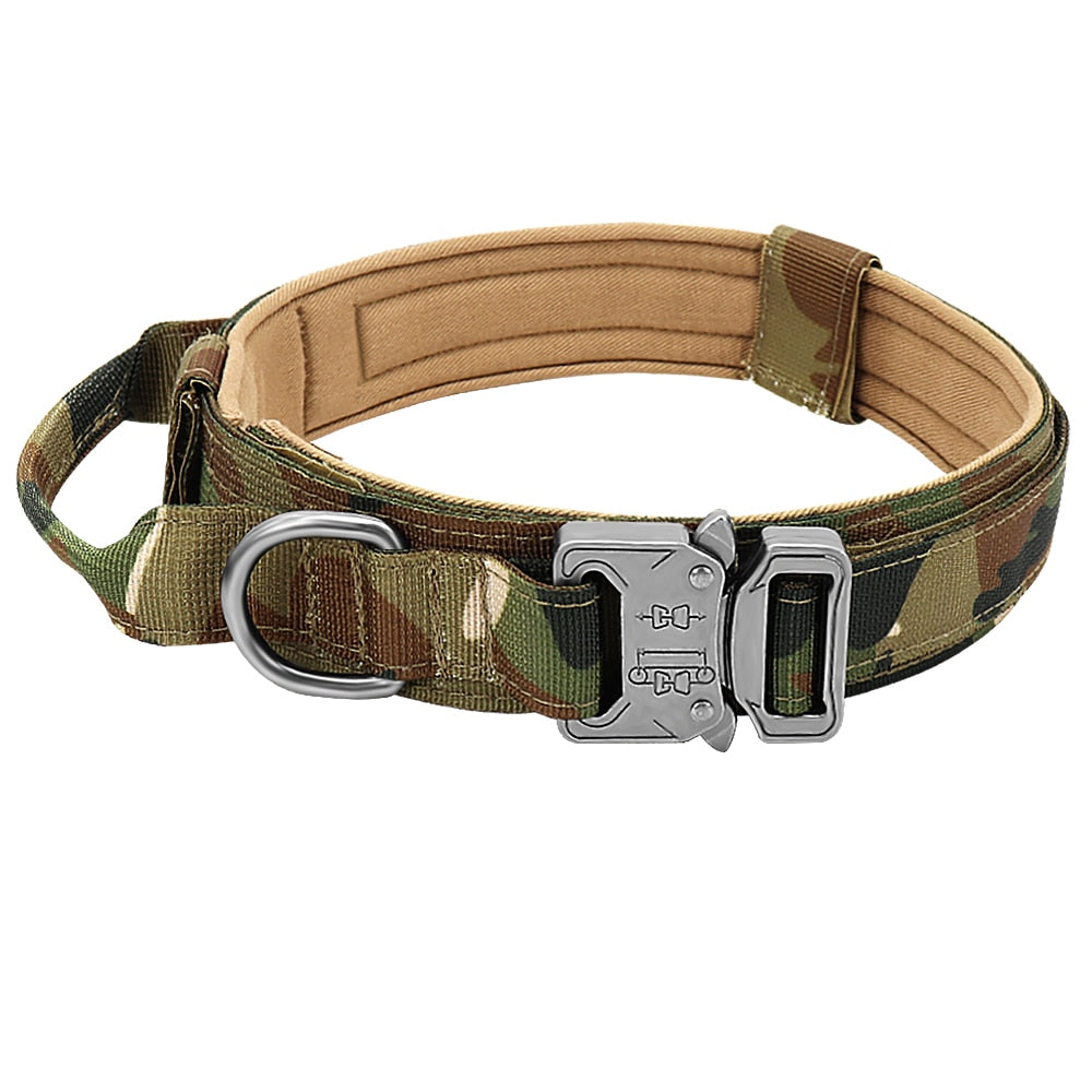 Military Tactical Dog Collar - Ideal for Medium and Large Dogs