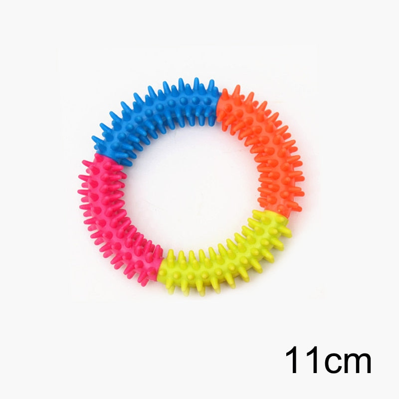 Interactive Training Ring Puller Toy for Dogs - Great range of colours and sizes