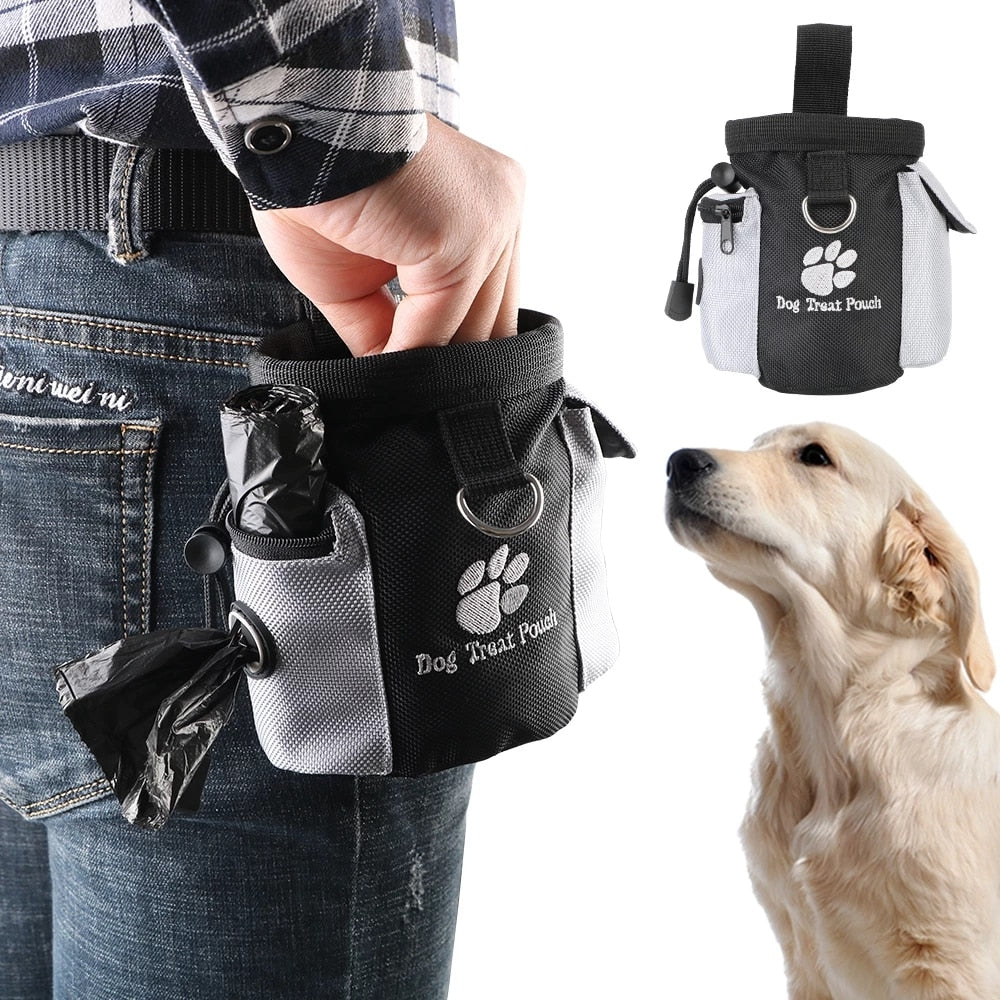 Outdoor Pet Dog Snack Treat Waist Bag