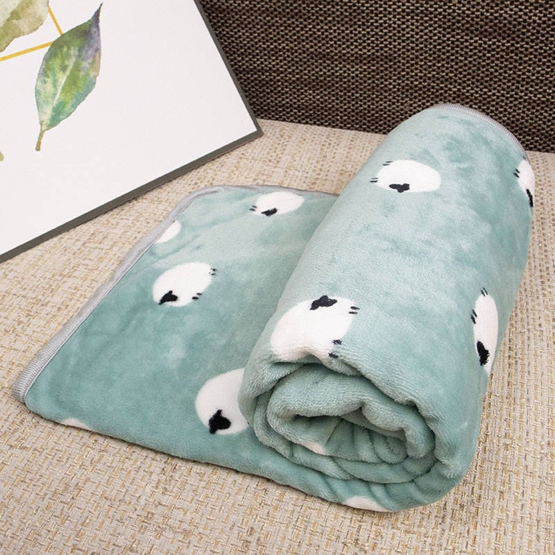 Soft And Warm Winter flannel Dog blanket in a range of designs & colours