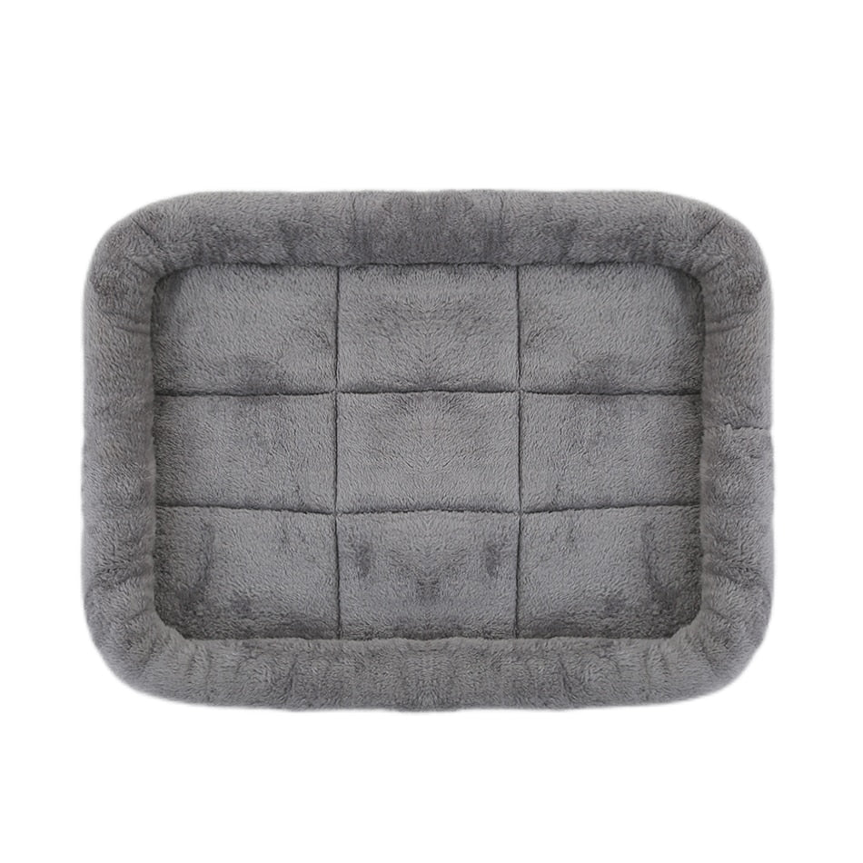 Super Soft Plush Square Dog Winter Beds