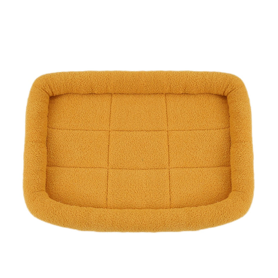 Super Soft Plush Square Dog Winter Beds