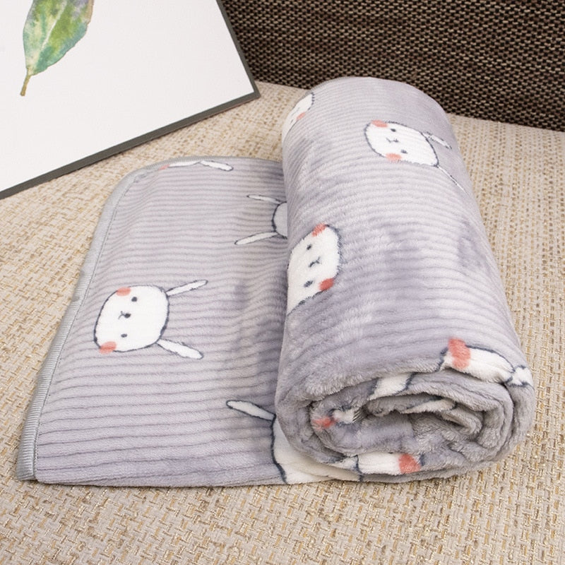 Soft And Warm Winter flannel Dog blanket in a range of designs & colours