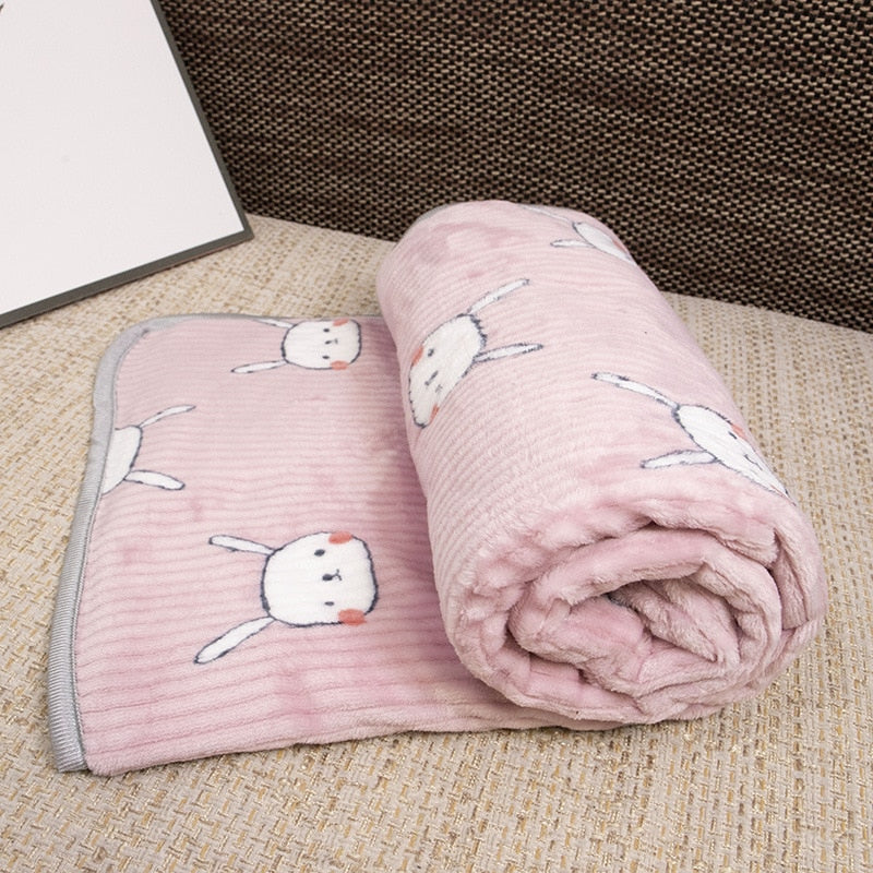 Soft And Warm Winter flannel Dog blanket in a range of designs & colours