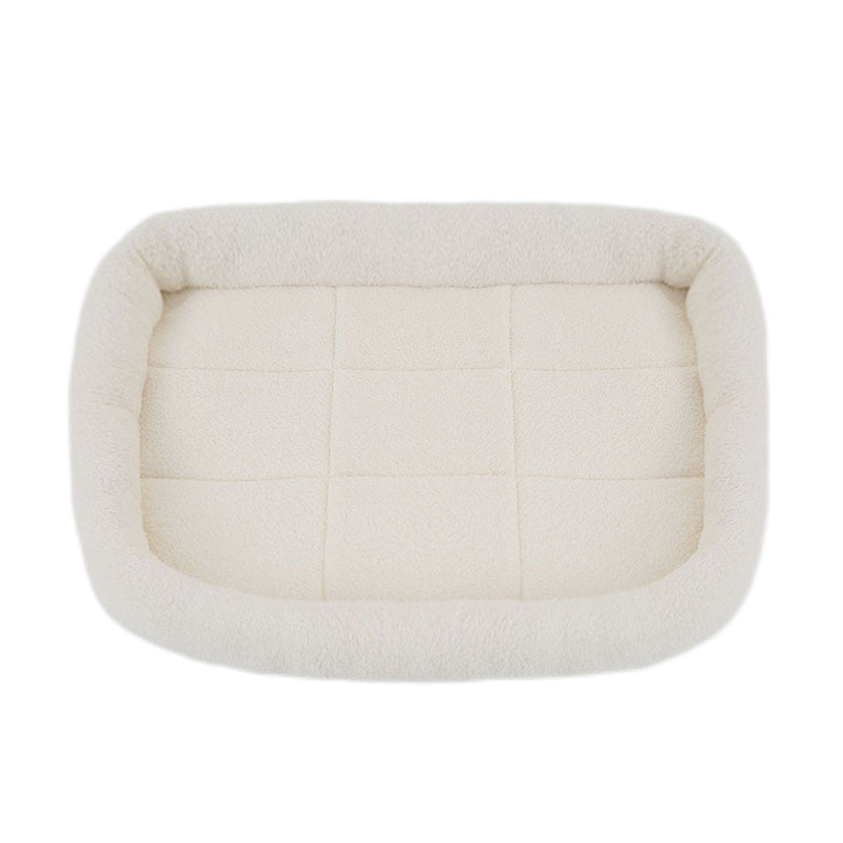 Super Soft Plush Square Dog Winter Beds