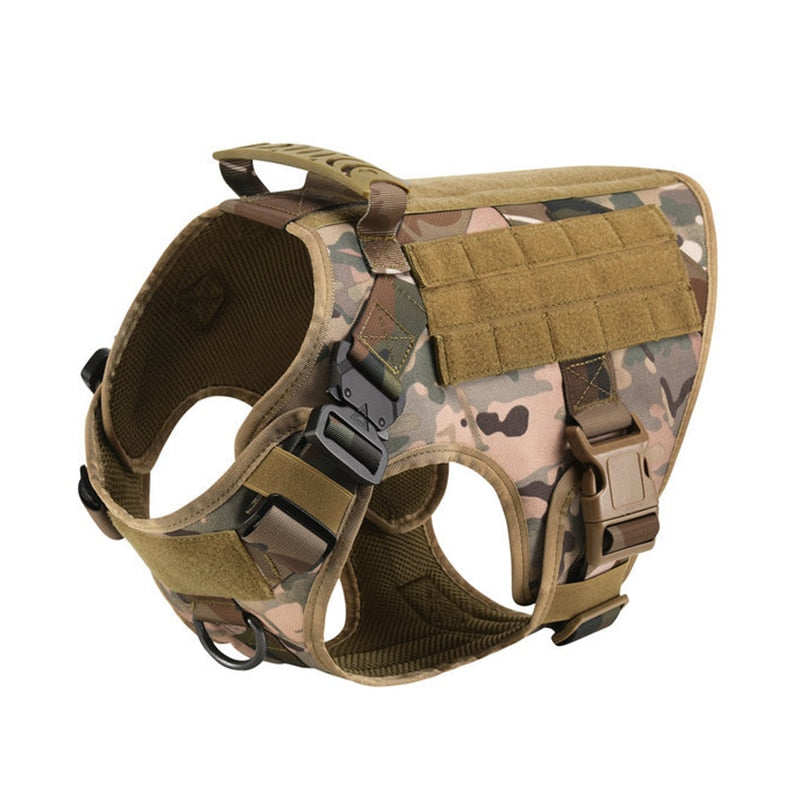 Military Style No Pull Re-hab Harness For Larger Pets & Service Dogs  - great colours