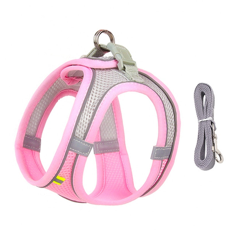 Adjustable And Comfortable Outdoor Dog Harness for small dogs