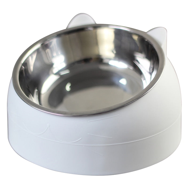 Quality Super Design Tilted Non Slip Food Bowl Stand - Funky Colours