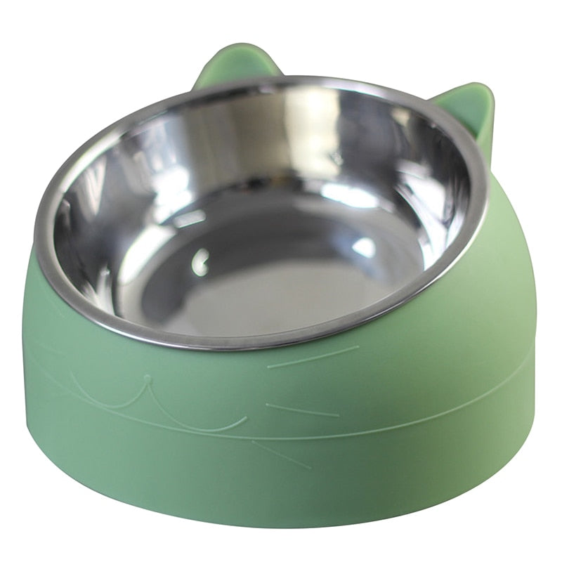 Quality Super Design Tilted Non Slip Food Bowl Stand - Funky Colours