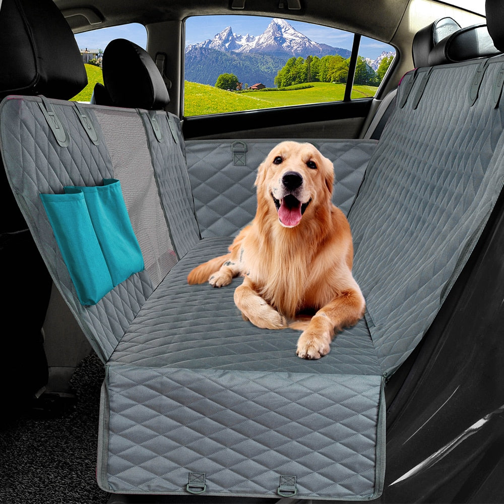 Waterproof Pet Travel Rear Car Seat Protector For Dogs