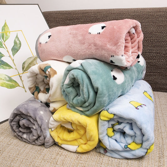 Soft And Warm Winter flannel Dog blanket in a range of designs & colours