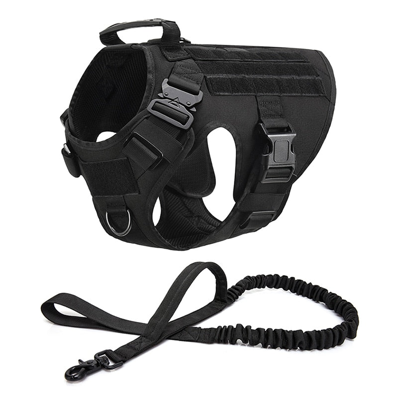 Military Style No Pull Re-hab Harness For Larger Pets & Service Dogs  - great colours