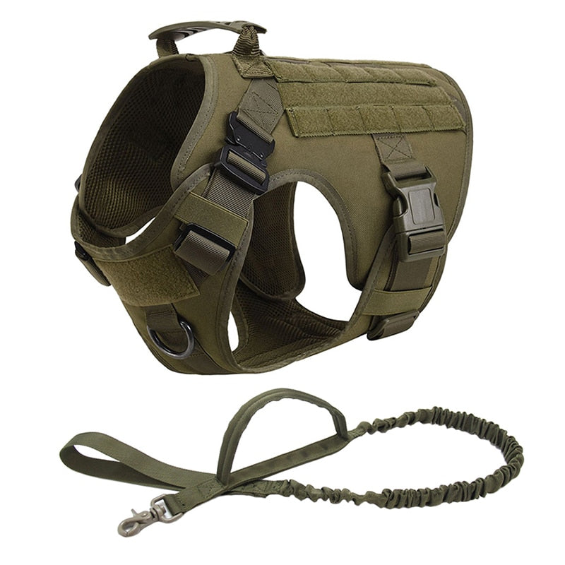 Military Style No Pull Re-hab Harness For Larger Pets & Service Dogs  - great colours