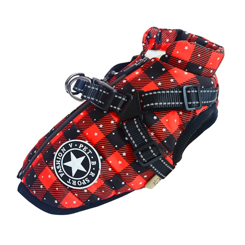 Warm Waterproof Outdoor Dog Harness