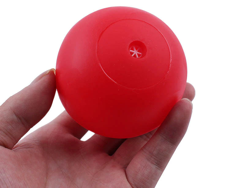 Squeaky Cleaning Tooth Dog Ball - Bright Colours